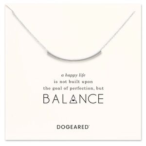 Dogeared Silver Balance Necklace